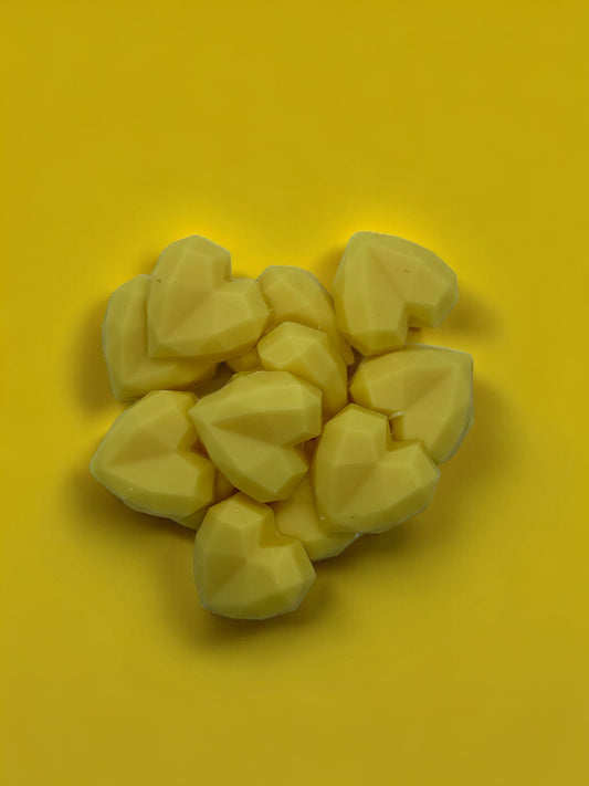 Pineapple geo hearts