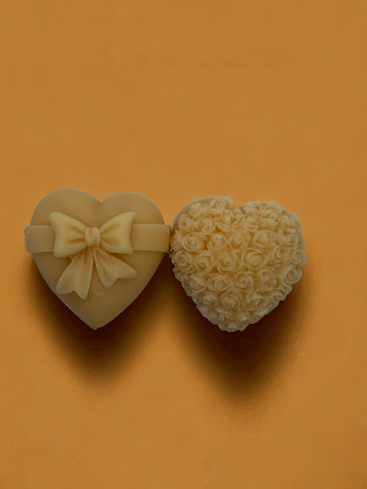 Vanilla buttercream heart wax melts